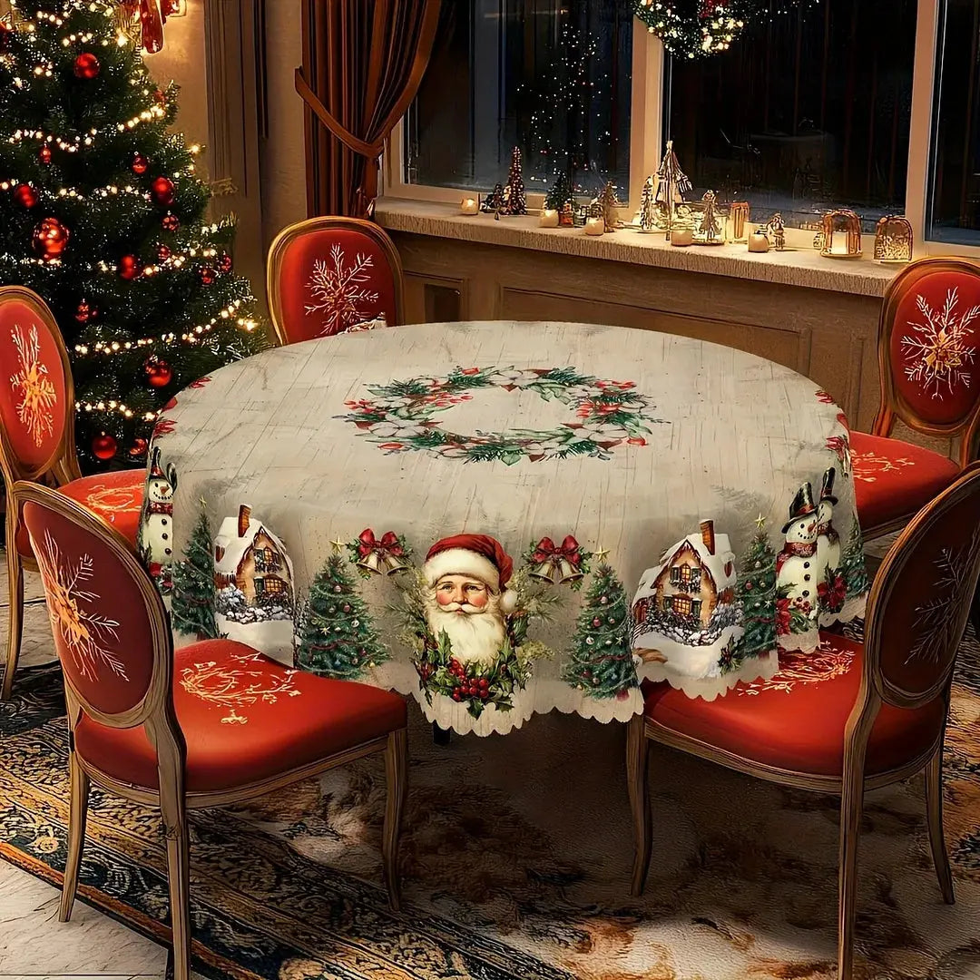 TableCharm™ | Weihnachts-Tischdecke — Strapazierfähig, pflegeleicht & farbecht