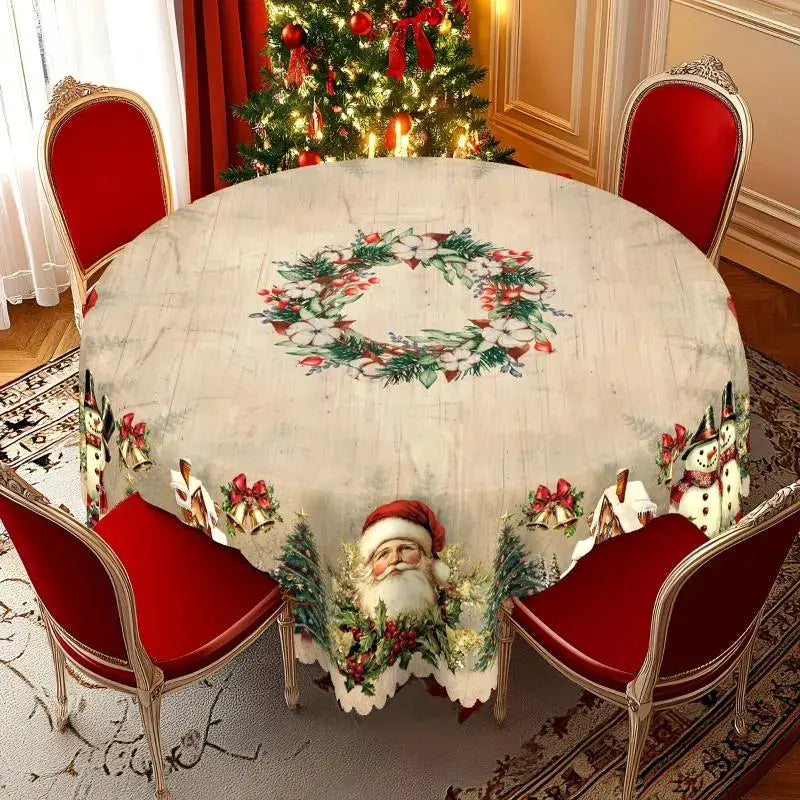 TableCharm™ | Weihnachts-Tischdecke — Strapazierfähig, pflegeleicht & farbecht