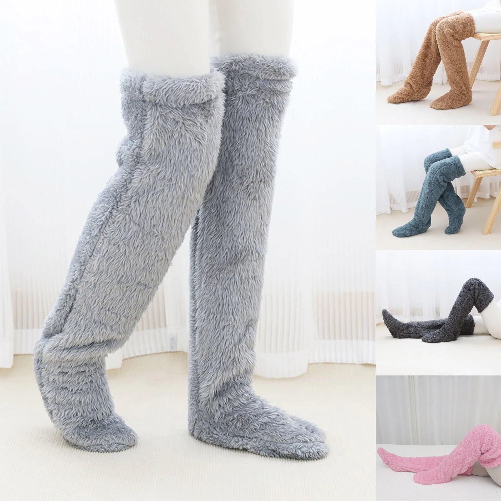 1+1 GRATIS | FeatherHug™ | Gänsedaunen-Kniesocken