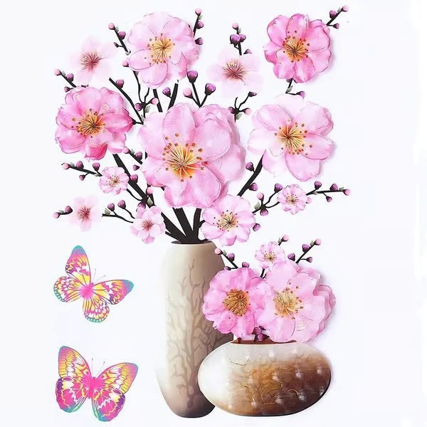 1+2 GRATIS | DecoBloom™ | 3D Vasen-Sticker