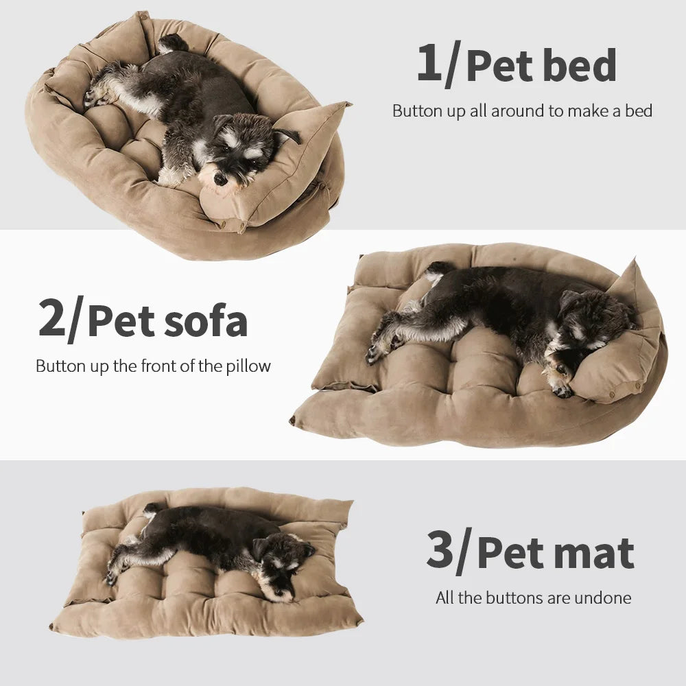 WarmDog™ | 3-in-1 Bett – Gemütlicher Komfort und Glück für Ihr Haustier!