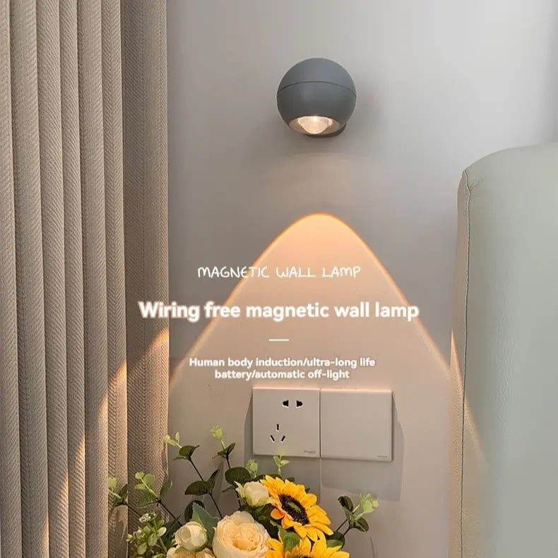 OrbitLamp™ | Sunset Glow Wandleuchte — Wiederaufladbare Dimmbare Stimmungsbeleuchtung