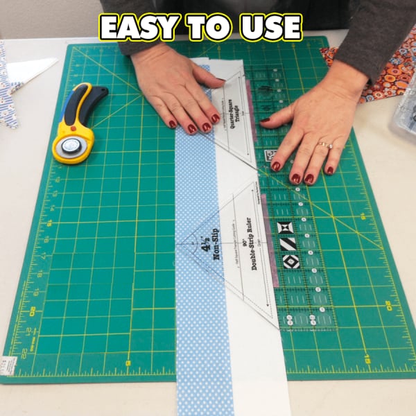 QuiltPro™ | 90-Grad-Doppelstreifen-Nestgröße