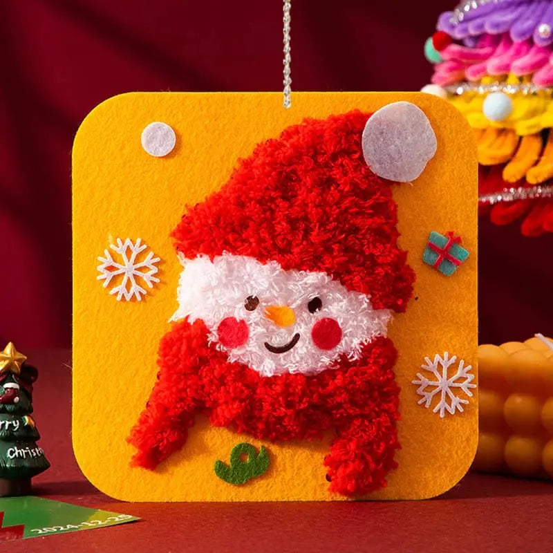 FestiStitch™ | DIY Weihnachtsstickerei-Set — Bastelspaß mit Kindern & Freunden