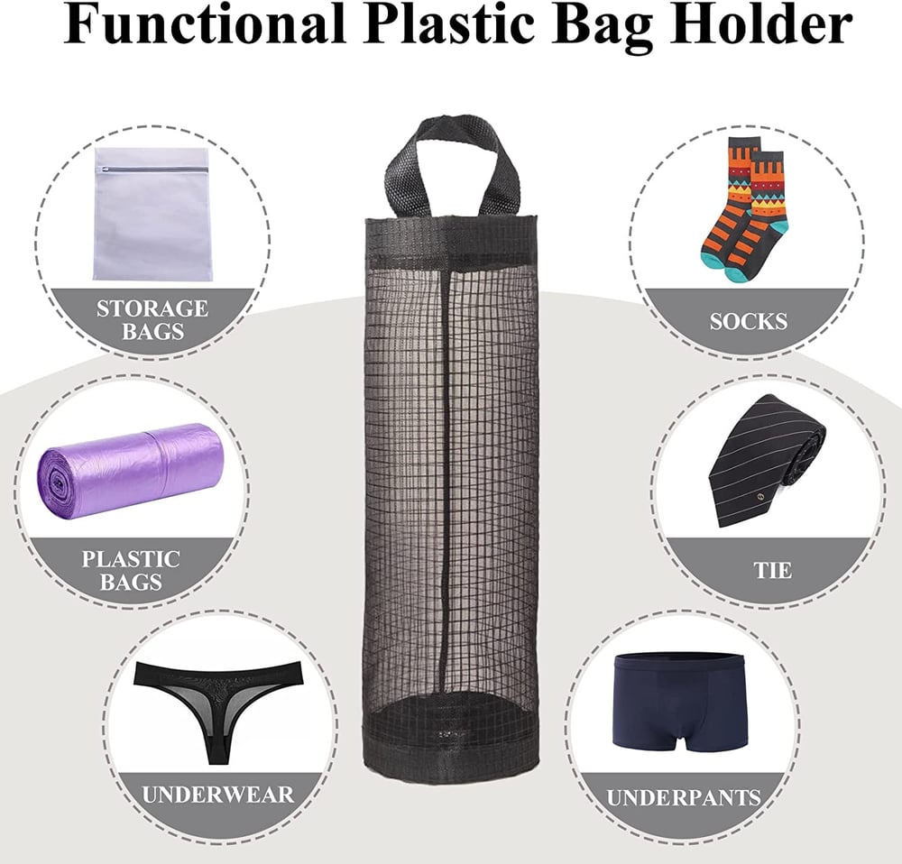 HangBag™ | Hängender Netz-Organizer für Tüten – Plastiktüten ordentlich verstauen