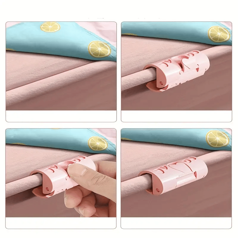 ClipLuv™ |  Verstellbare Spannhalter für Bettlaken – Nie wieder verrutschende Bettwäsche