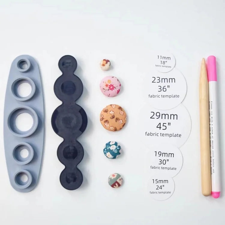 1+1 GRATIS | CraftNest™ | Dein schneller Weg zu perfekten Stoffknöpfen!
