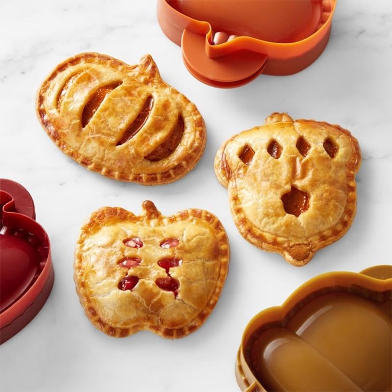 PiePerfect™ | Set saisonaler Hand Pie Formen – Klappbare Kunststoffformen für einfaches Backen
