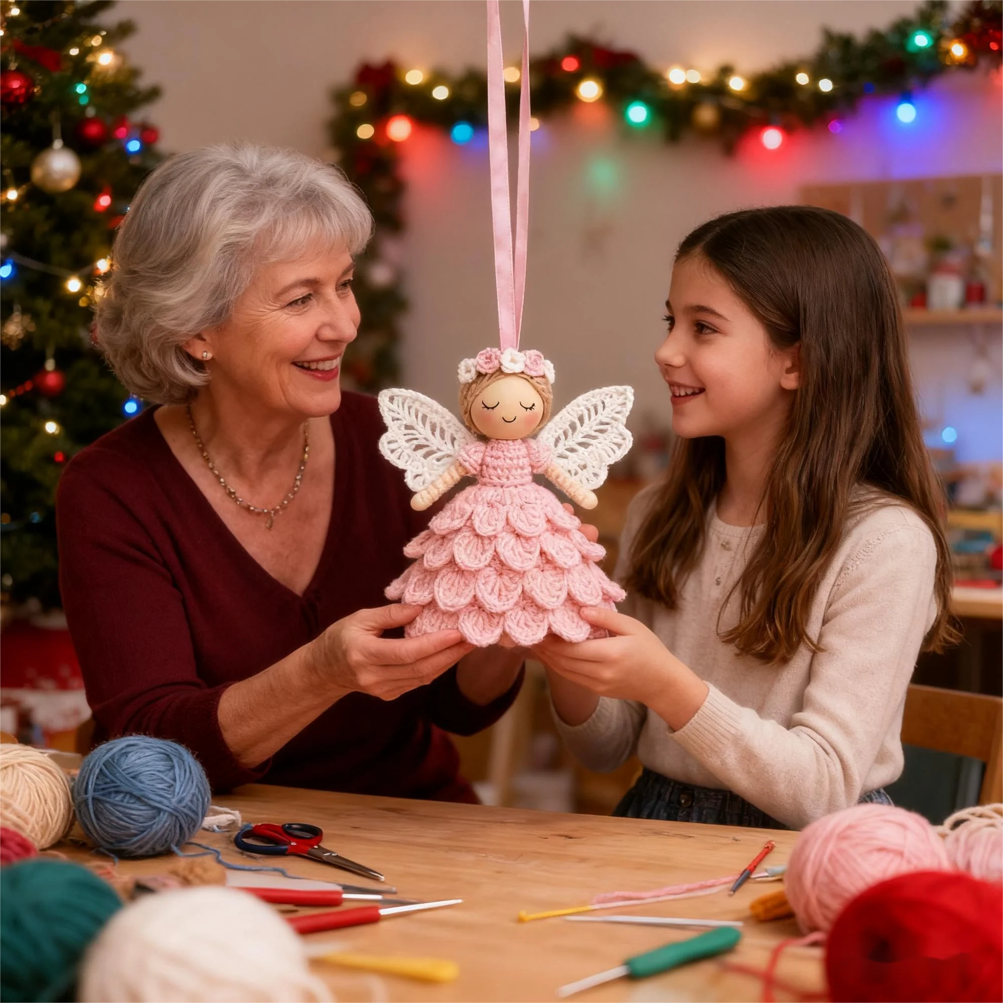 1+1 GRATIS | AngelCraft™ | DIY Häkelset für Herz & Zuhause