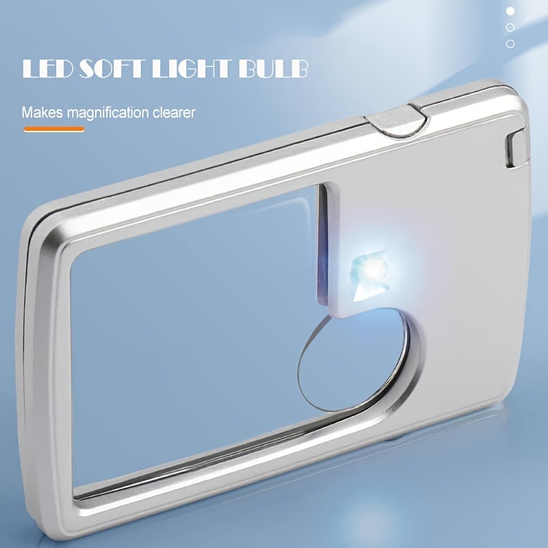 BrightView™ | Doppellinsen-Lupe mit LED-Beleuchtung – Kompakt und Taschenfreundlich
