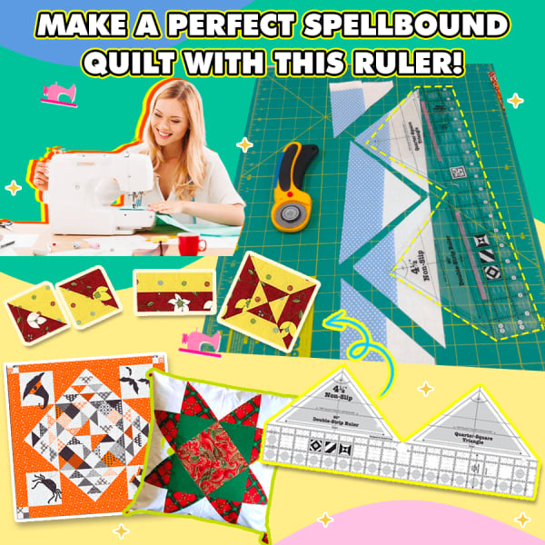 QuiltPro™ | 90-Grad-Doppelstreifen-Nestgröße