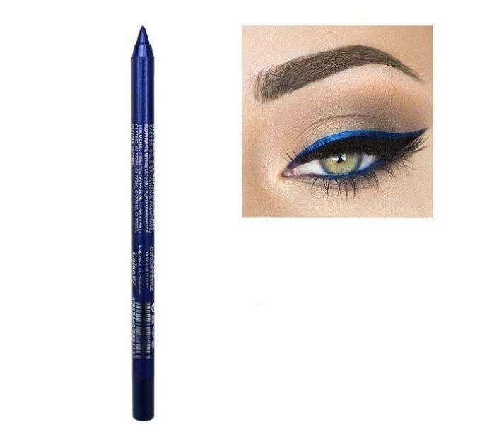 WaterproofEyeliner | Langanhaltender, wasserfester Augen- und Lippenstift, 12-teiliges Set
