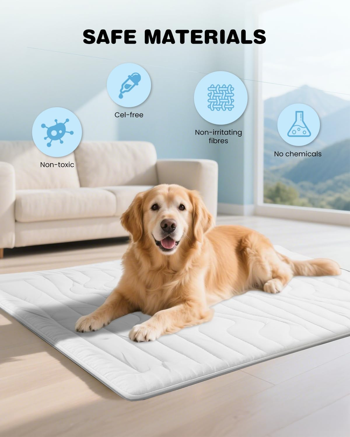 BreezeMat™ | Kühlmatte für Hunde | Chilliger Komfort den ganzen Tag lang