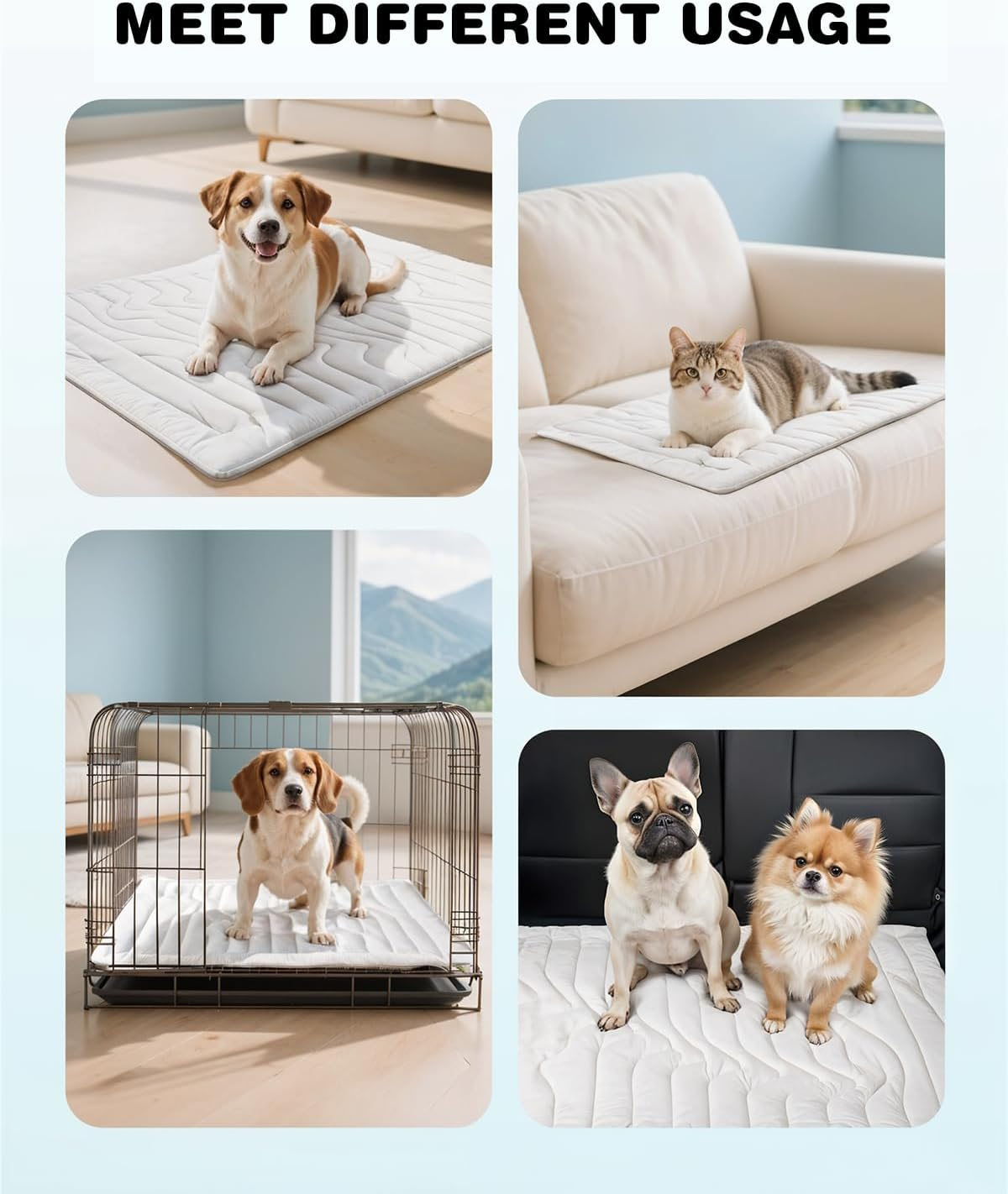BreezeMat™ | Kühlmatte für Hunde | Chilliger Komfort den ganzen Tag lang