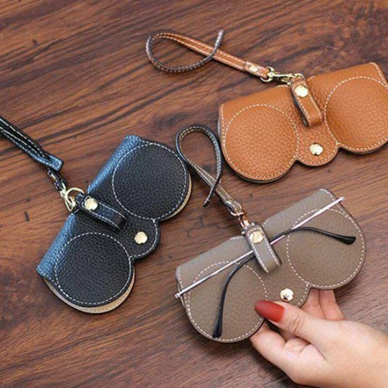 1+1 Gratis! | SleekLens™ | Brillenetui aus weichem Leder | Schützend. Stylisch. Tragbar