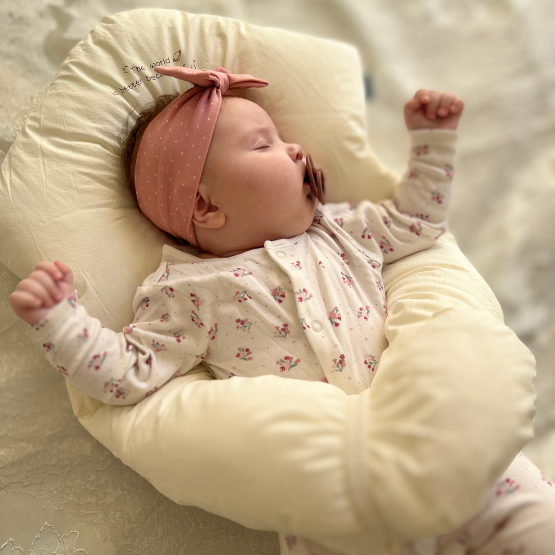 LullaCloud™ | Baby-Schlafstützkissen | Für erholsame Nächte und gesunden Schlaf für Ihr Baby