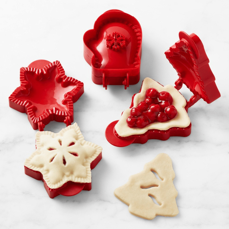 PiePerfect™ | Set saisonaler Hand Pie Formen – Klappbare Kunststoffformen für einfaches Backen