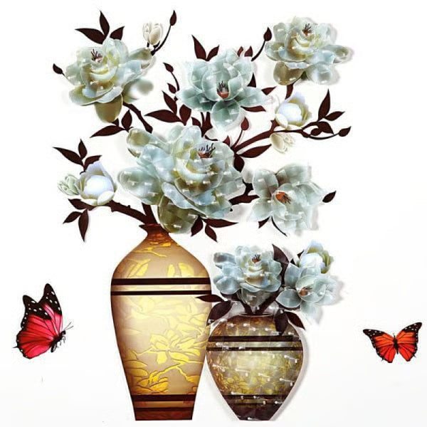 1+2 GRATIS | DecoBloom™ | 3D Vasen-Sticker