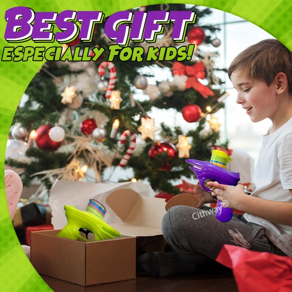 1+1 GRATIS | DiscBlaster™ | Der ultimative Flugdisc-Blaster für Kinder | Sicherer Spielspaß mit 60 bunten Flugscheiben für drinnen & draußen