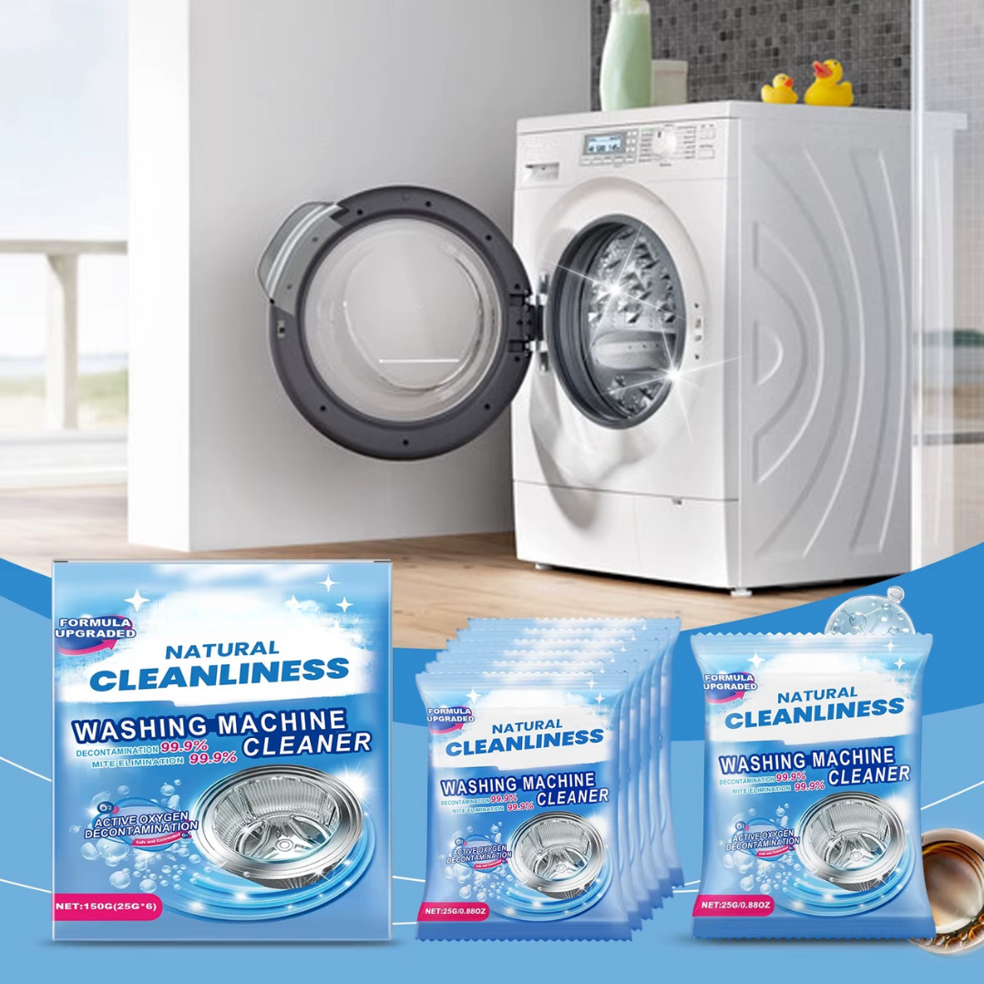 1+1 GRATIS | WashFresh™ | Waschmaschinen Reinigungspulver