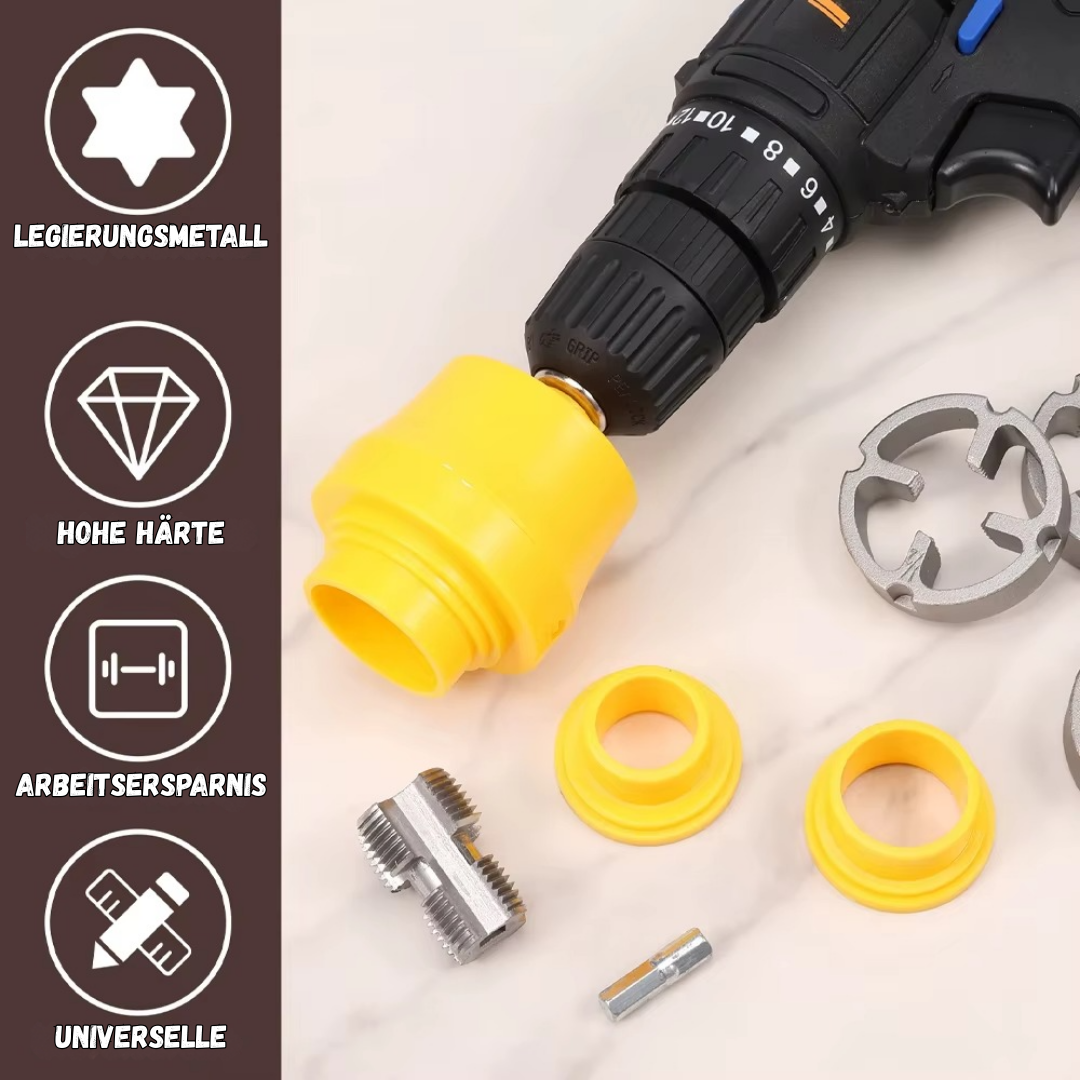 50% Rabatt | Rotex™ | Präzises Rohrgewindeschneider-Set für professionelle Ergebnisse