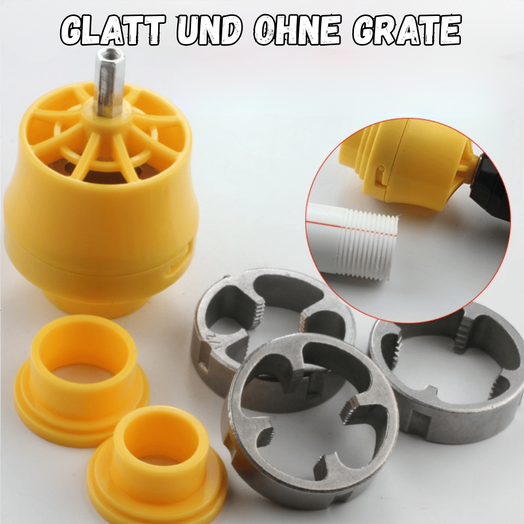 50% Rabatt | Rotex™ | Präzises Rohrgewindeschneider-Set für professionelle Ergebnisse