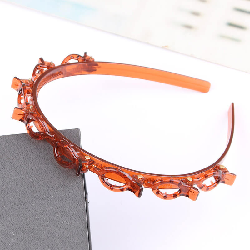 1+3 Gratis | BraidedGlow™ | Geflochtenes Stirnband – Stilvoller Halt mit unsichtbaren Klammern für jeden Tag |