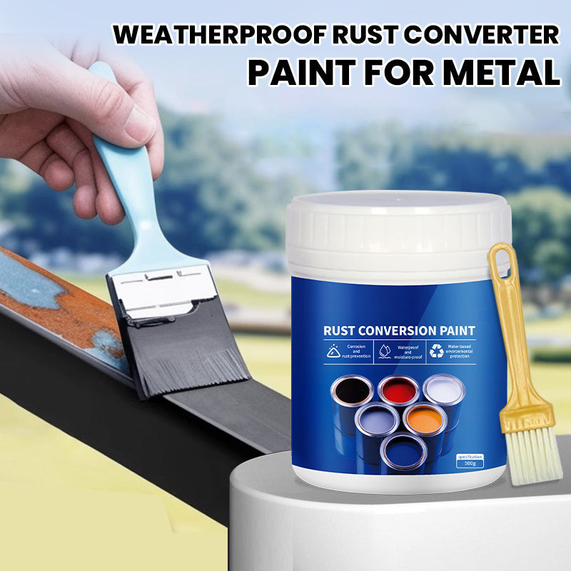 PowerRust™ | Metall Rostumwandler | Schutzfarbe mit witterungsbeständigem Finish gegen Korrosion