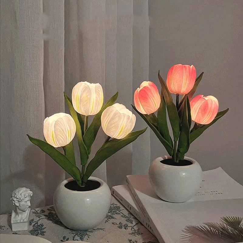 LumaBloom™ | LED Tulpen Nachtlicht-Tischlampe