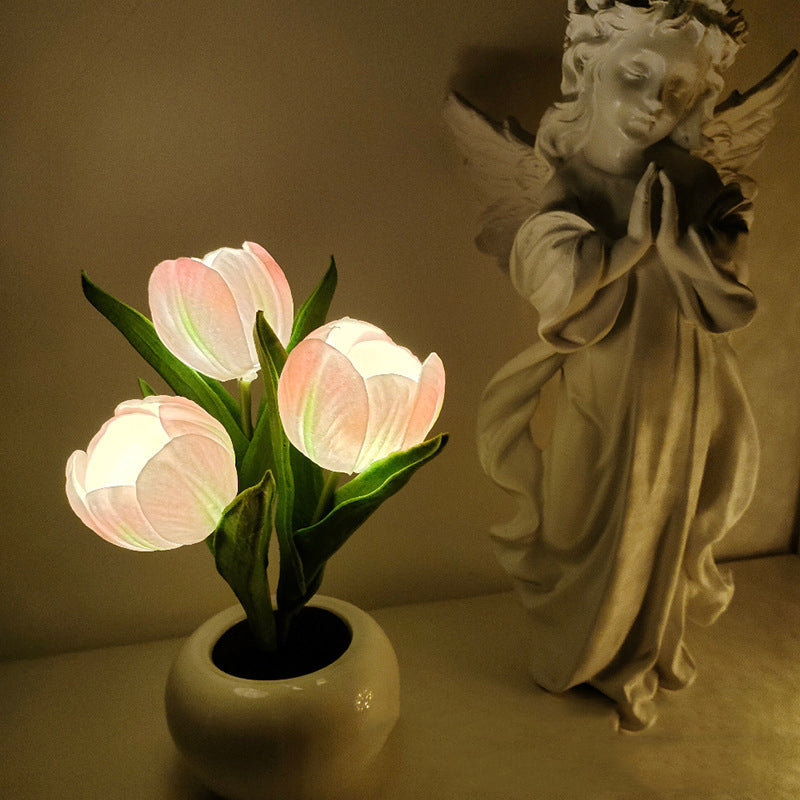 LumaBloom™ | LED Tulpen Nachtlicht-Tischlampe