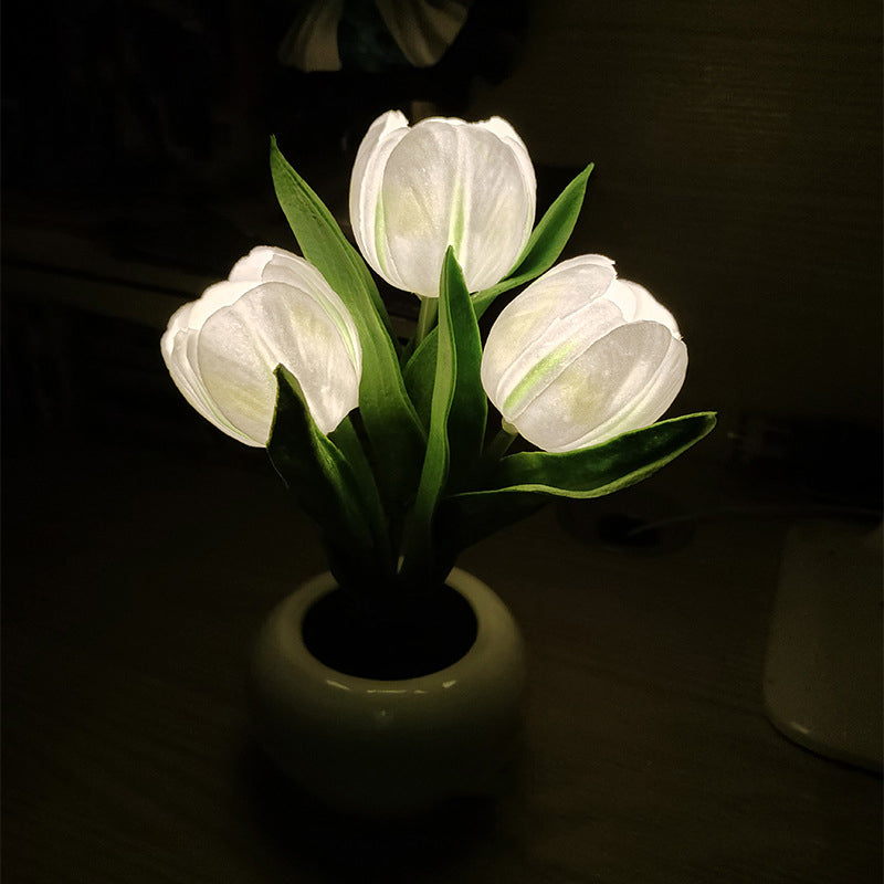 LumaBloom™ | LED Tulpen Nachtlicht-Tischlampe
