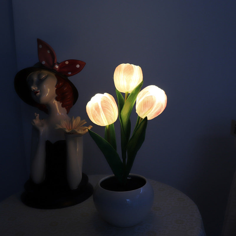 LumaBloom™ | LED Tulpen Nachtlicht-Tischlampe
