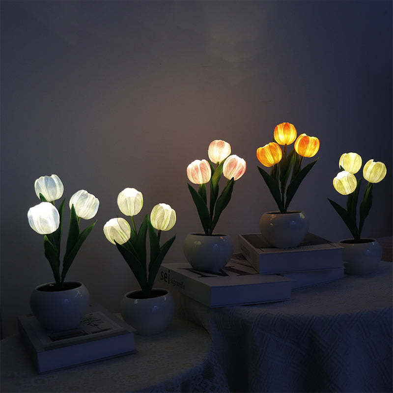 LumaBloom™ | LED Tulpen Nachtlicht-Tischlampe