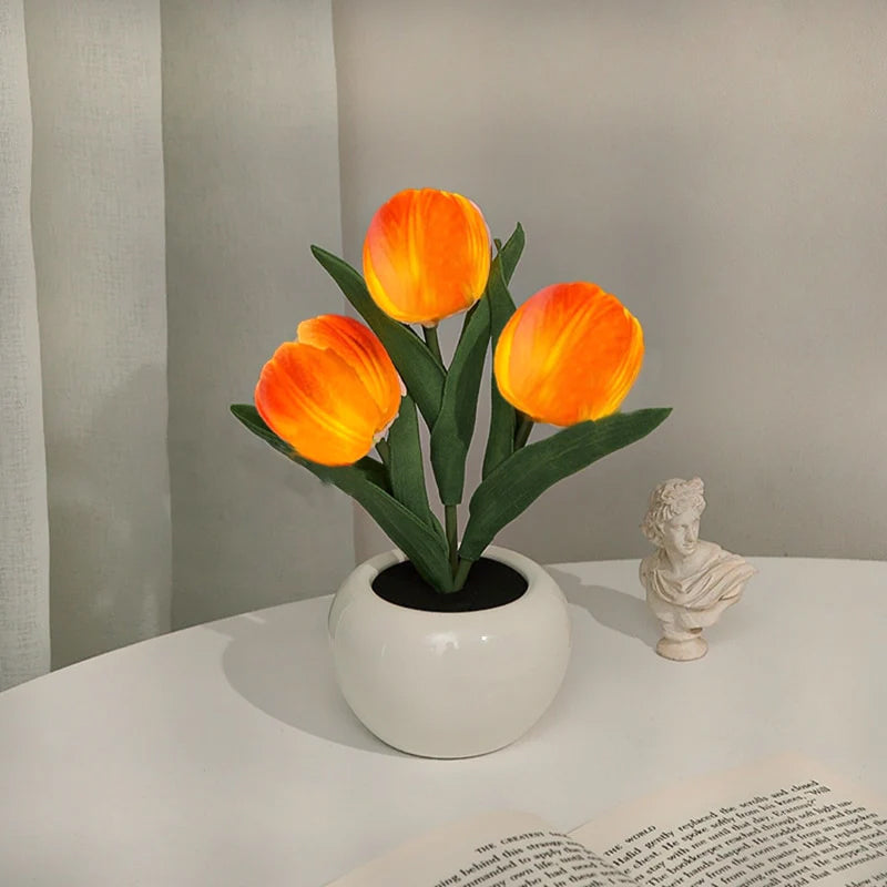 LumaBloom™ | LED Tulpen Nachtlicht-Tischlampe