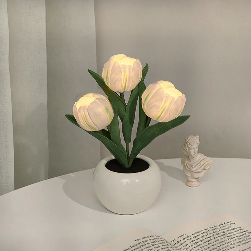 LumaBloom™ | LED Tulpen Nachtlicht-Tischlampe
