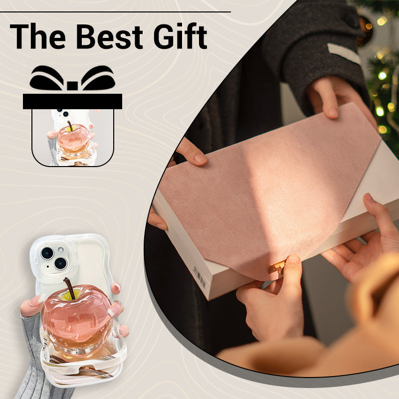 1+1 Gratis | ClearCore™ | Apple Muster Transparente Handyhülle für iPhone mit stylischem Schutz