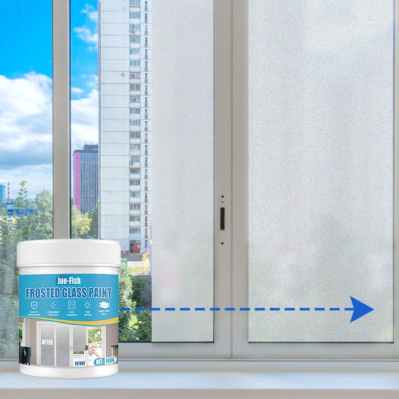 1+1 Gratis | GlassGuard™ | Wasserfeste Mattglasfarbe mit Pinsel