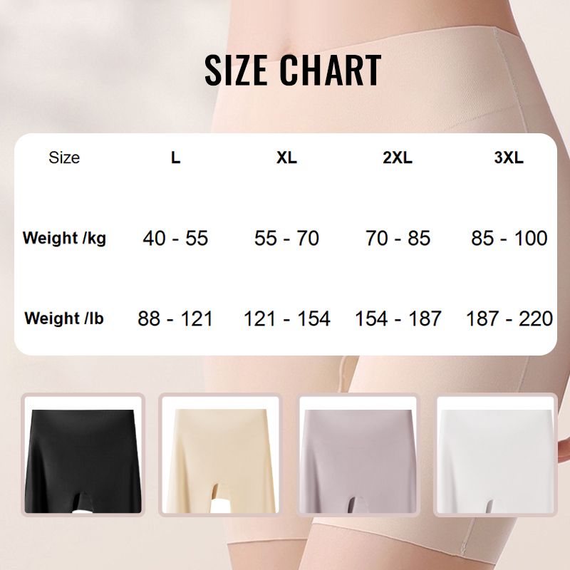 1+1 GRATIS | SilkShape™ | Damenunterwäsche aus Eissilke mit hoher Taille